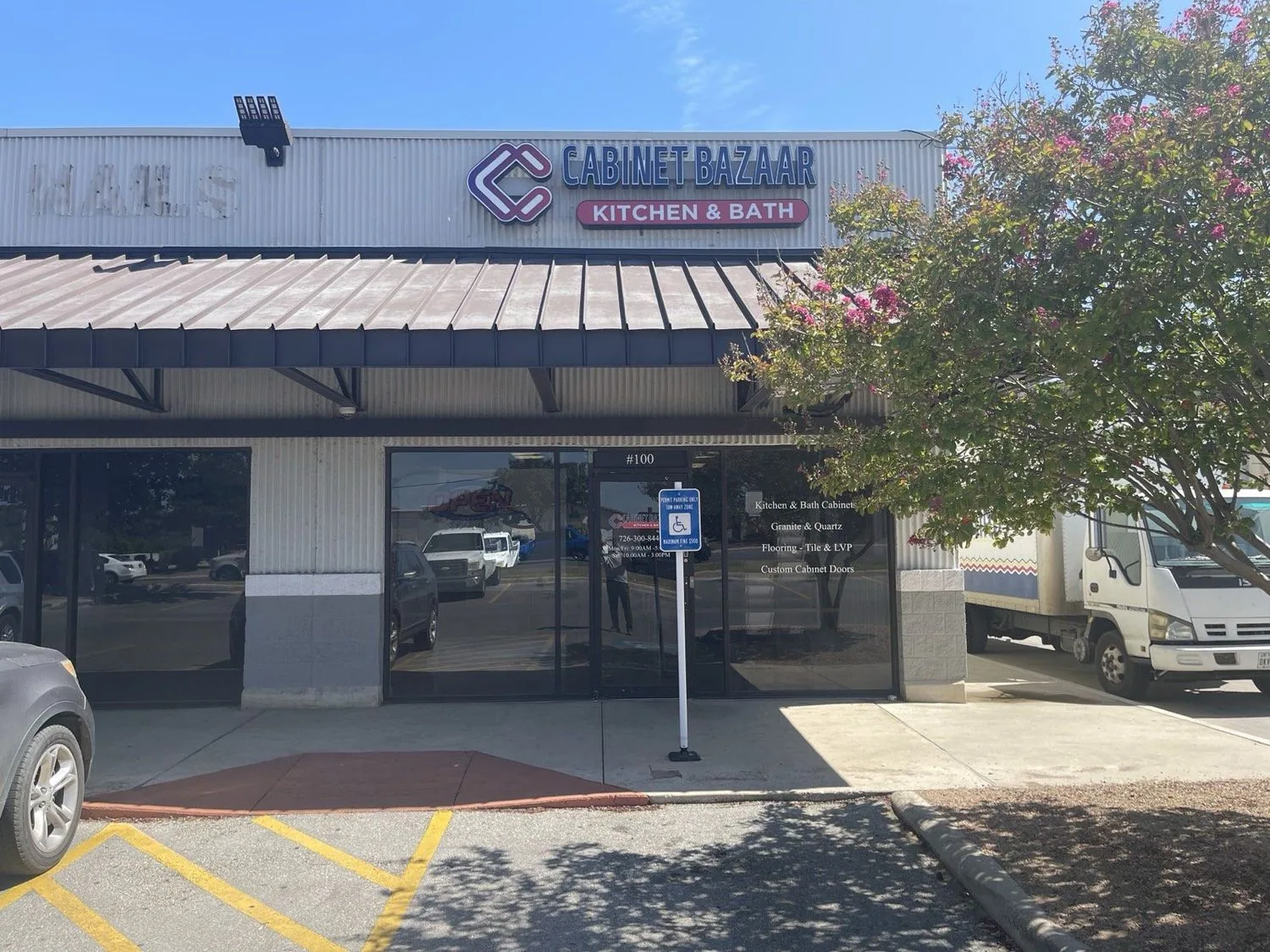 Cabinet Bazaar Kitchen and Bath storefront at 5601 Bandera Rd, Suite 100, San Antonio, TX